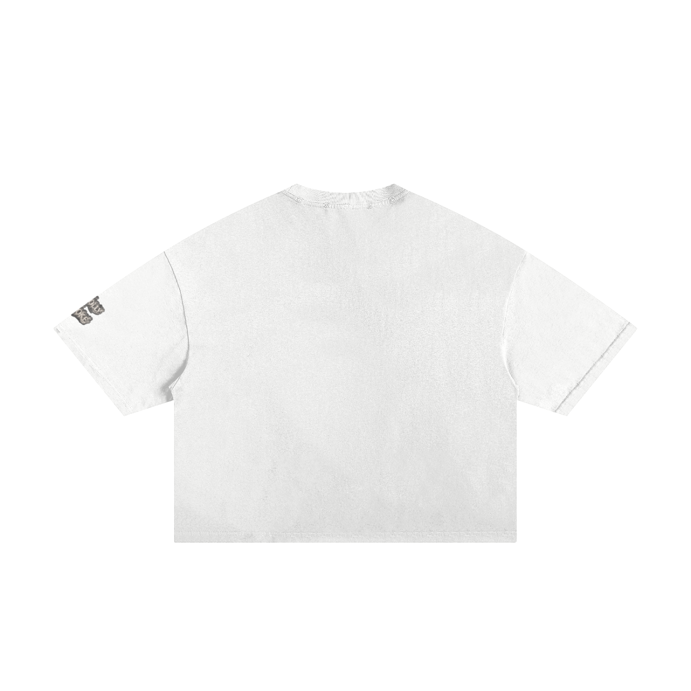 Bronze Frayed Boxy Tee
