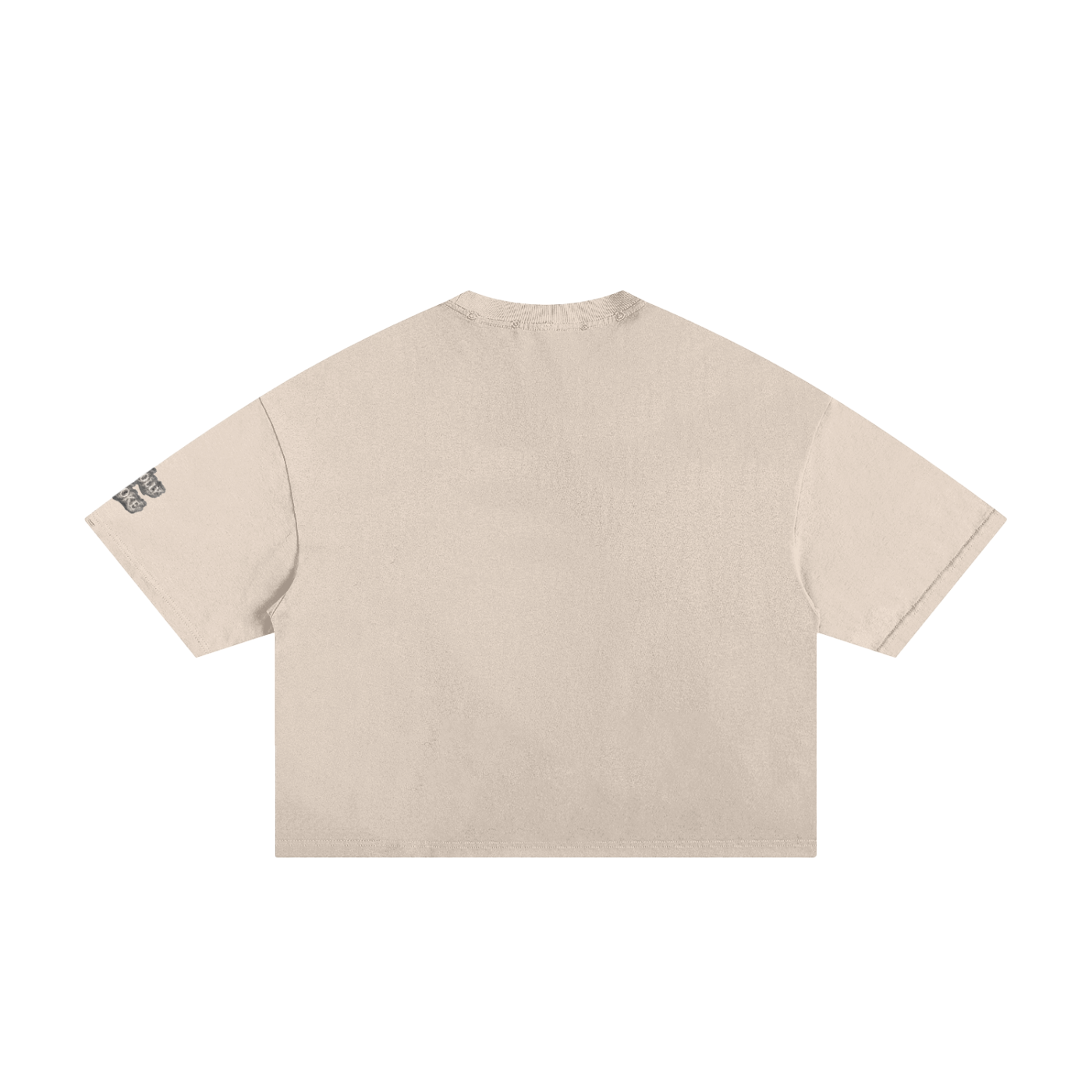 Bronze Frayed Boxy Tee