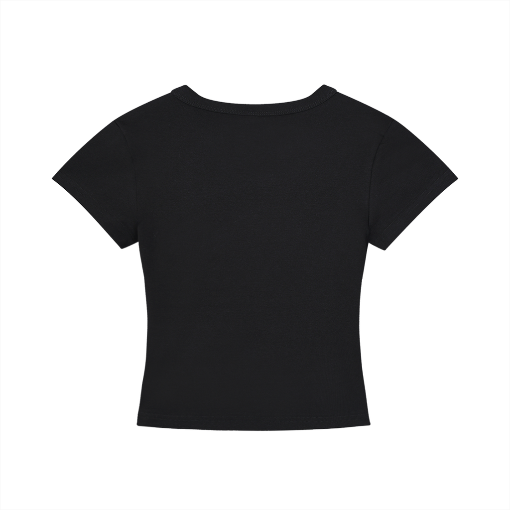 Women's Bronze Cropped Stretch T-Shirt
