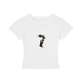 Women's Bronze Cropped Stretch T-Shirt