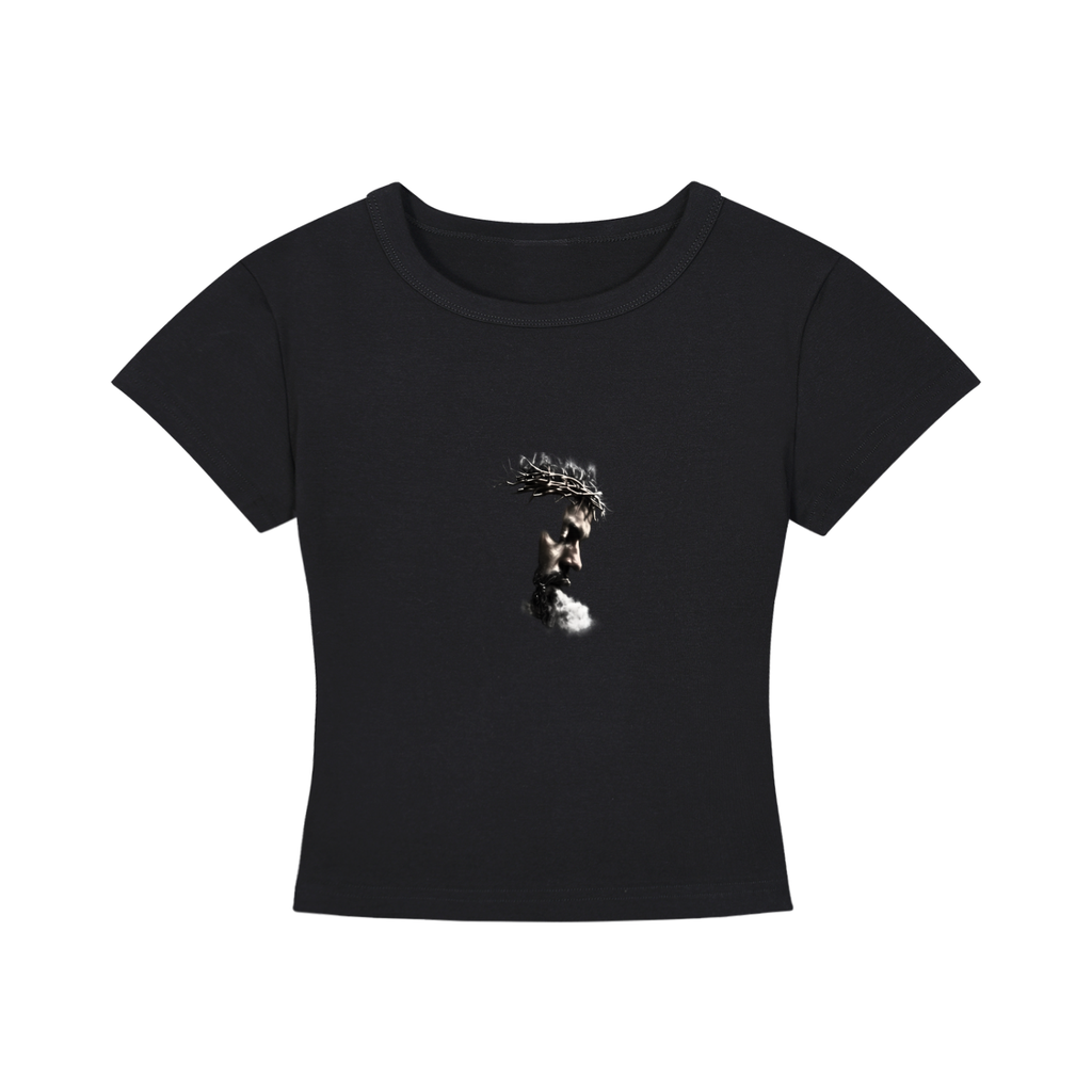 Women's Bronze Cropped Stretch T-Shirt
